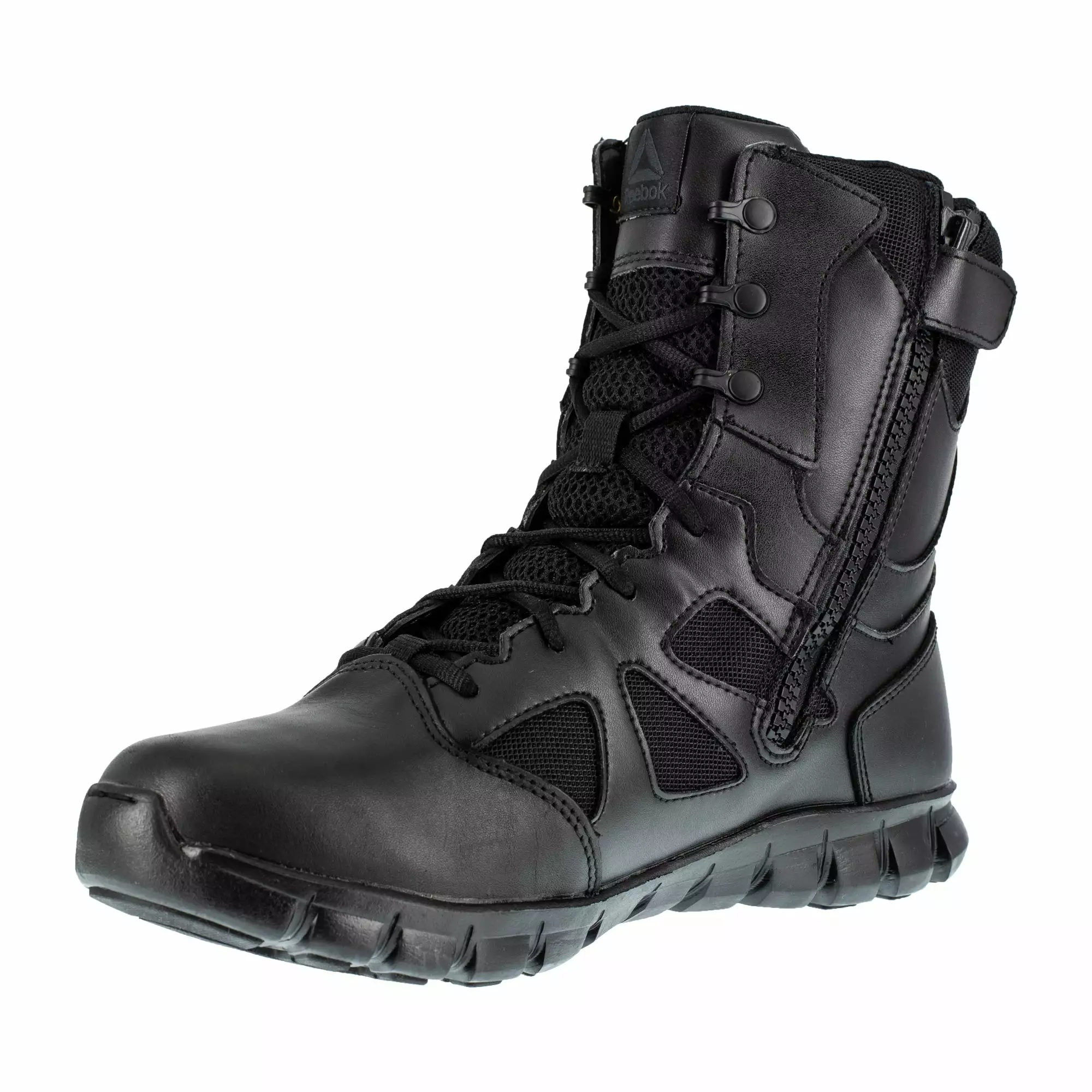 Reebok Womens Black Leather Work Boots Sublite Tactical WP 9 M 5 Reebok Womens Black Leather Work Boots Sublite Tactical WP 9 M - Image 3