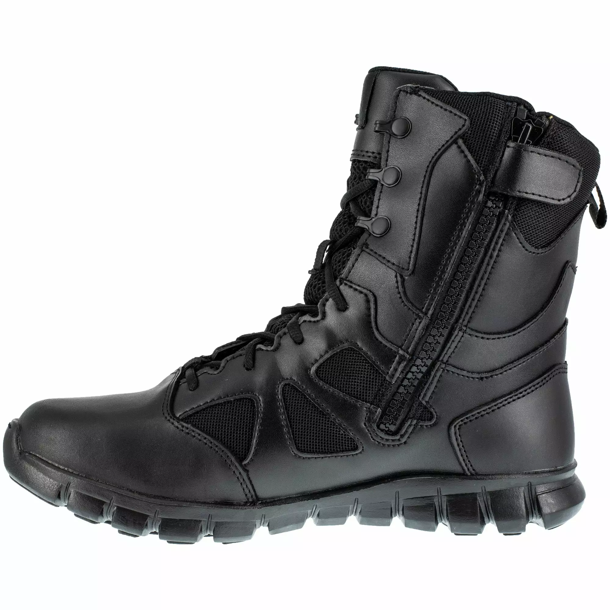 Reebok Womens Black Leather Work Boots Sublite Tactical WP 7 W 6 Reebok Womens Black Leather Work Boots Sublite Tactical WP 7 W - Image 4
