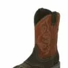 Tony Lama ST WP EH Mens Chocolate/Ruby Junction Leather Work Boots -Boots Sales Shop TLC RR3352