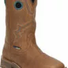 Tony Lama 10in Womens Golden Brown Lumen Comp Toe Leather Work Boots -Boots Sales Shop TNL 001 TW3420