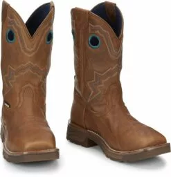 Tony Lama 10in Womens Golden Brown Lumen Comp Toe Leather Work Boots 11 Tony Lama 10in Womens Golden Brown Lumen Comp Toe Leather Work Boots -Boots Sales Shop TNL 002 TW3420