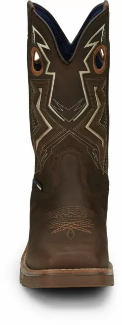 Tony Lama 11in Mens Walnut Force Comp Toe Leather Work Boots -Boots Sales Shop TNL 008 TW3403