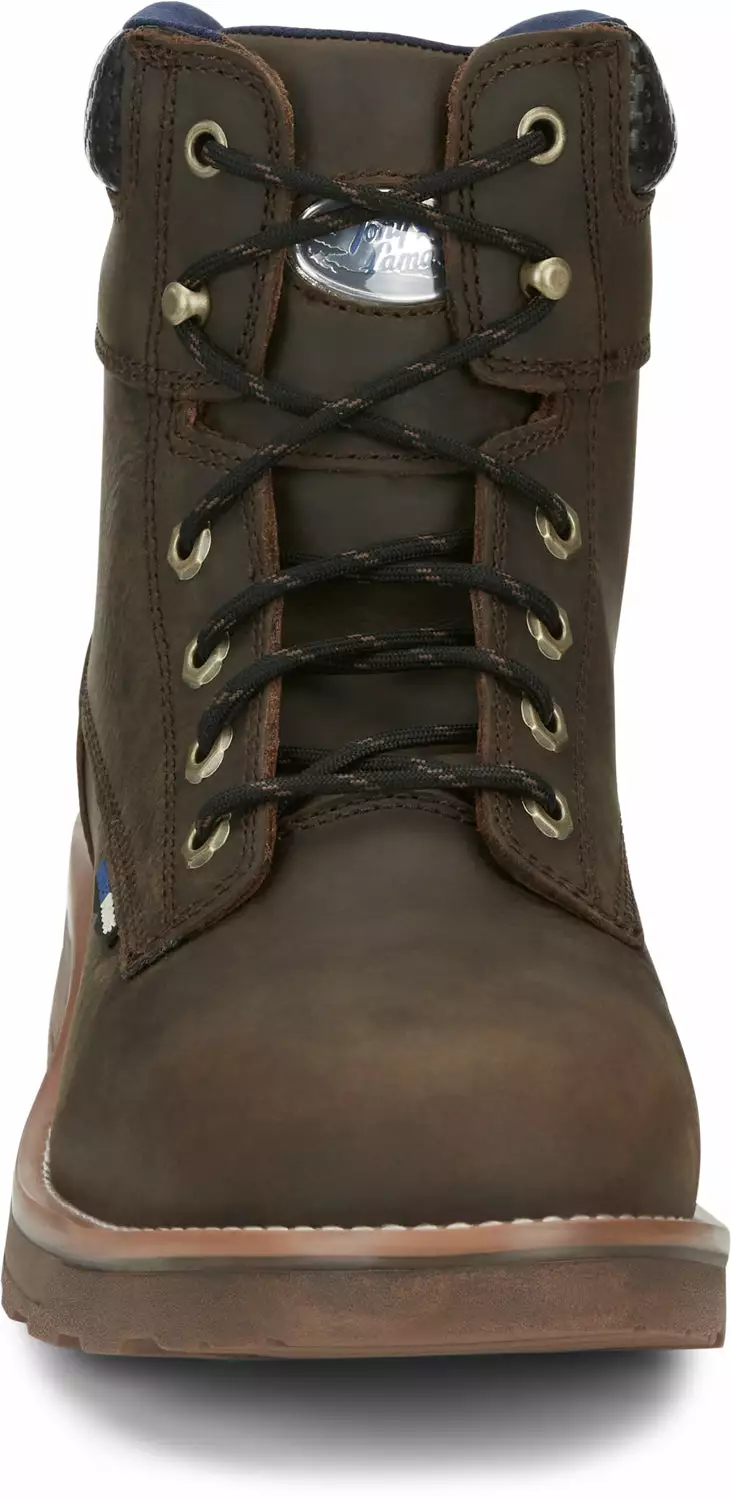 Tony Lama 6in WP Mens Walnut Kinetic Leather Work Boots 9 Tony Lama 6in WP Mens Walnut Kinetic Leather Work Boots - Image 7