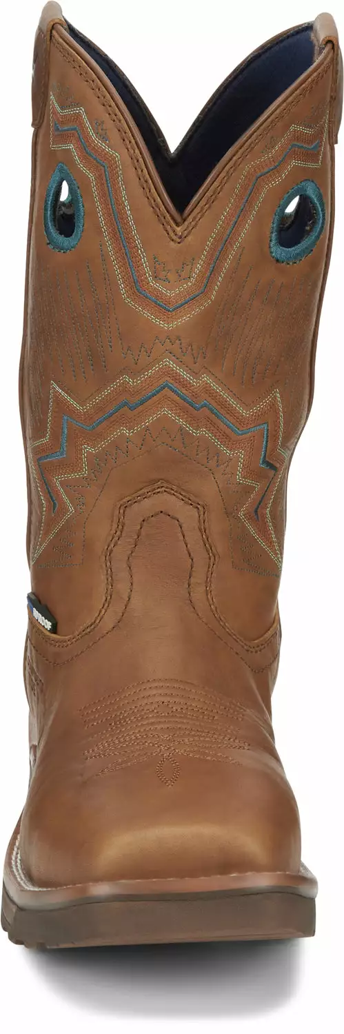 Tony Lama 10in Womens Golden Brown Lumen Comp Toe Leather Work Boots 9 Tony Lama 10in Womens Golden Brown Lumen Comp Toe Leather Work Boots - Image 7