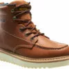 Wolverine Mens Brown Leather Moc-Toe 6in Work Boots -Boots Sales Shop WBSM W08288 032415 S16 045