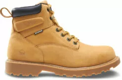 Boots Sales Shop 20 Wolverine Mens Wheat Leather Floorhand WP ST 6in Work Boots