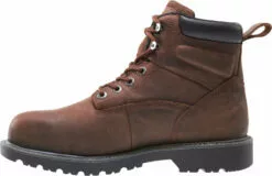 Wolverine Mens Dark Brown Leather Floorhand WP ST 6in Work Boots -Boots Sales Shop WBSM W10633 101215 F16 180