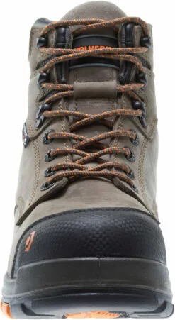 Wolverine Mens Brown Leather Blade LX WP CarbonMax 6in Work Boots -Boots Sales Shop WBSM W10653 032816 S17 090