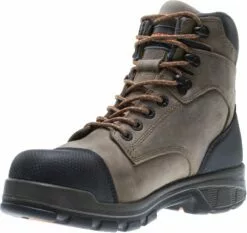 Wolverine Mens Brown Leather Blade LX WP CarbonMax 6in Work Boots -Boots Sales Shop WBSM W10653 032816 S17 135