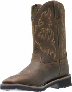 Wolverine Mens Dk Brown/Rust Leather Rancher ST Wellington Work Boots 13 Wolverine Mens Dk Brown/Rust Leather Rancher ST Wellington Work Boots -Boots Sales Shop WBSM W10702 061416 S17 135