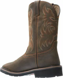 Wolverine Mens Dk Brown/Rust Leather Rancher ST Wellington Work Boots 15 Wolverine Mens Dk Brown/Rust Leather Rancher ST Wellington Work Boots -Boots Sales Shop WBSM W10702 061416 S17 225