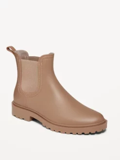 Old Navy Water-Repellent Pull-On Chelsea Rain Boots For Women